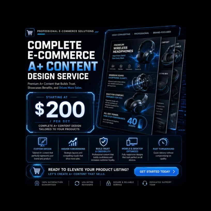 Creating E-commerce A+ Charts